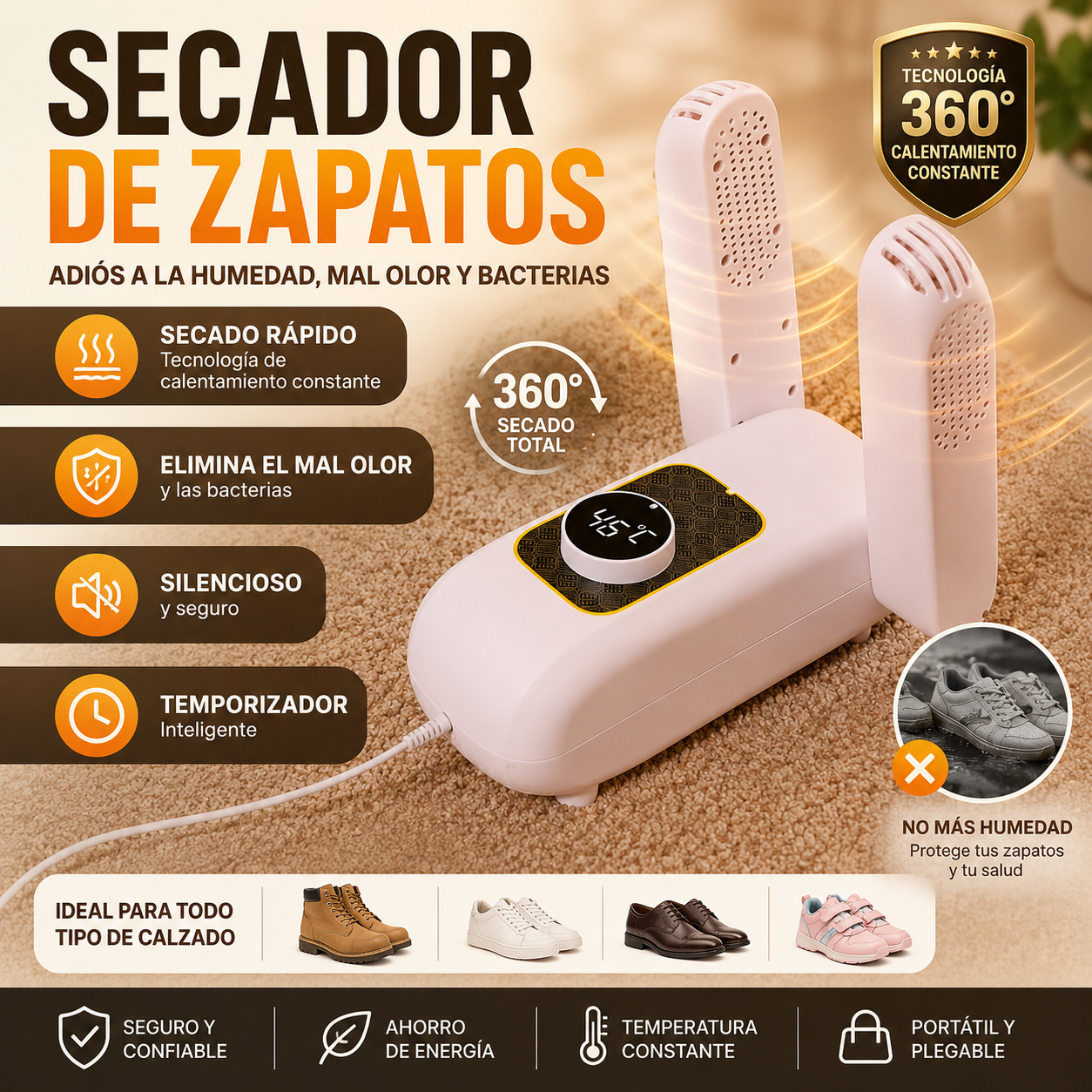 Secador De Zapatos